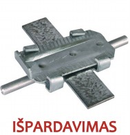 Clamps with strip or wire